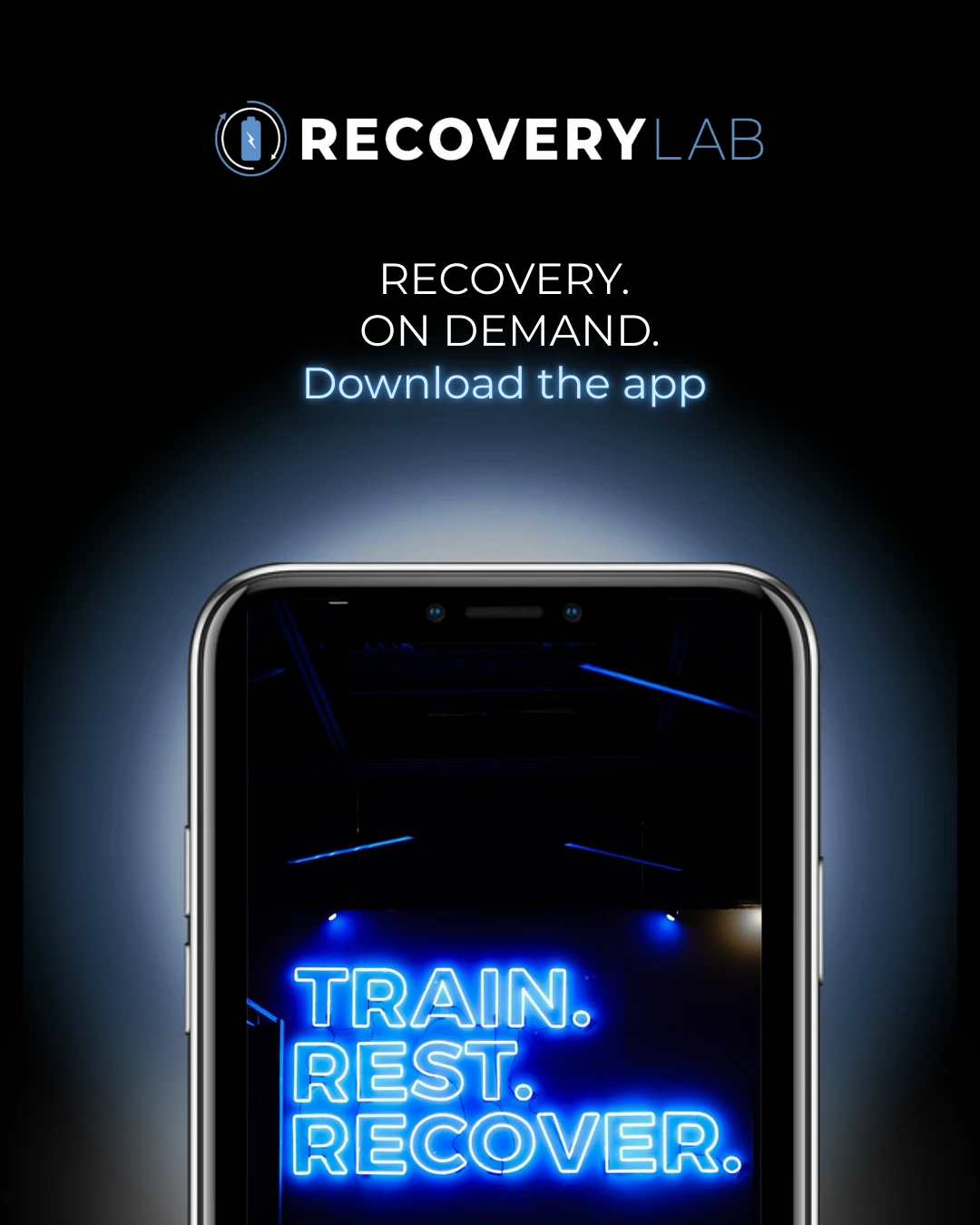 Recovery Lab app - Recovery on demand, download the app